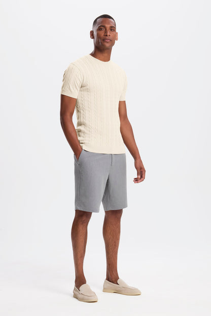 THE CABLE SHORT SLEEVE T-SHIRT