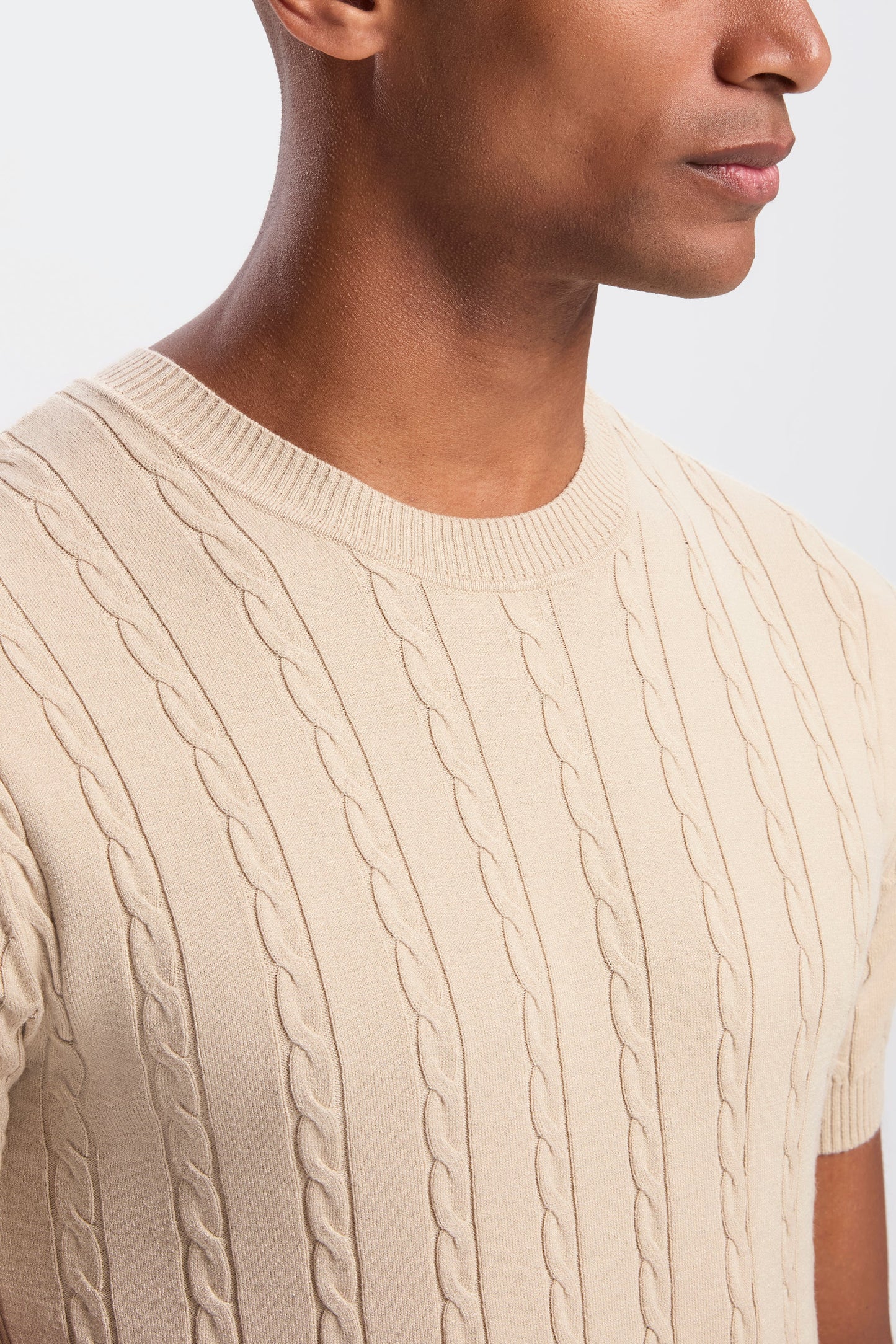 THE CABLE SHORT SLEEVE T-SHIRT